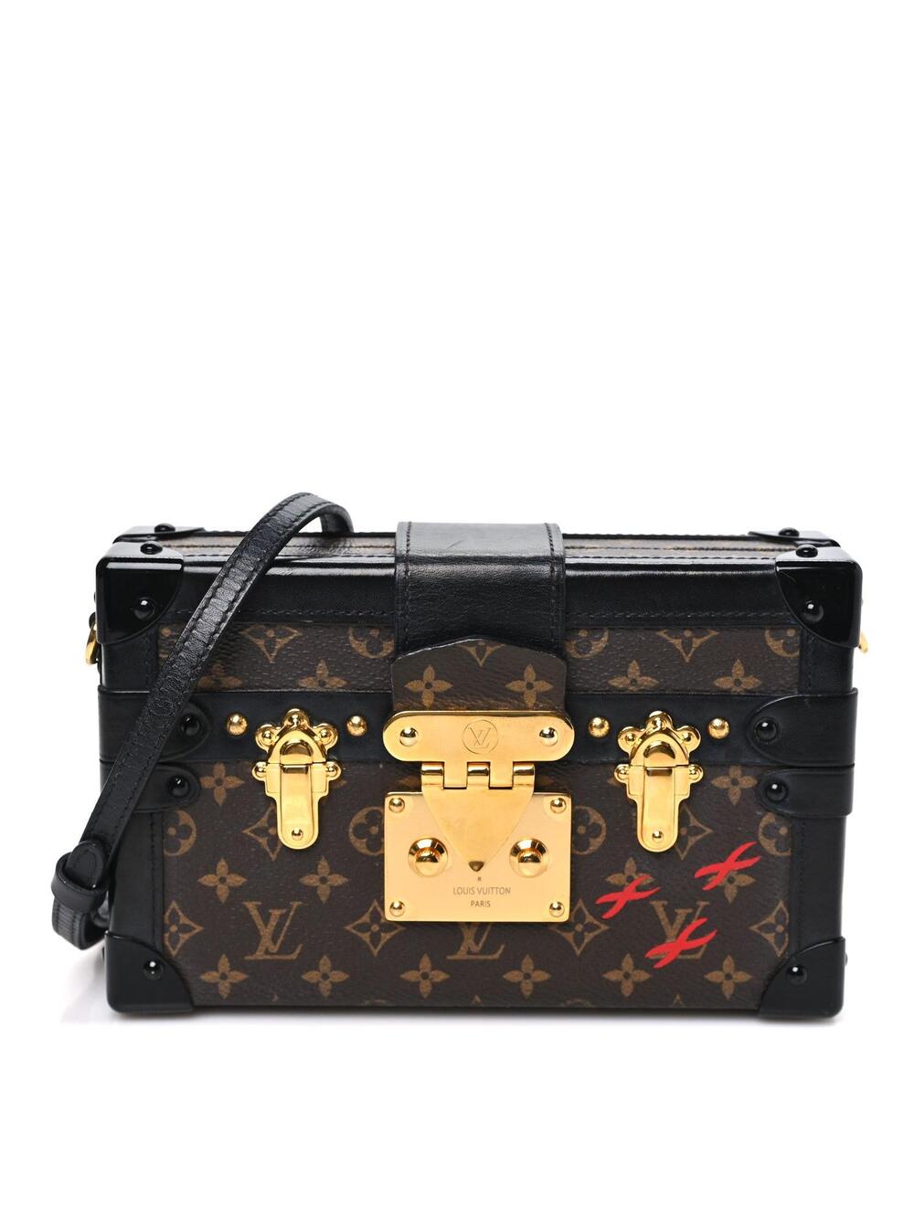 Louis Vuitton Petite Malle Black #347431L24B
